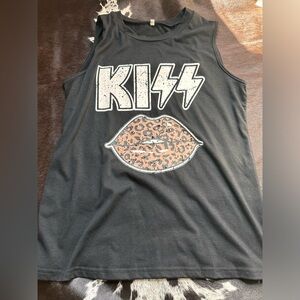 Kiss tank top